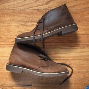 Clarks Leather Desert Boots